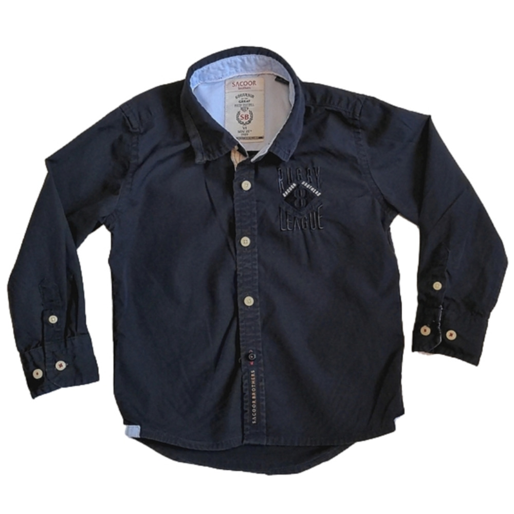 Sacoor Brother Toddler Boy Button Down Shirt * 2Y